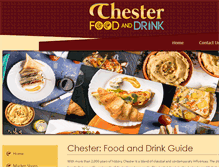 Tablet Screenshot of chesterfoodanddrink.com